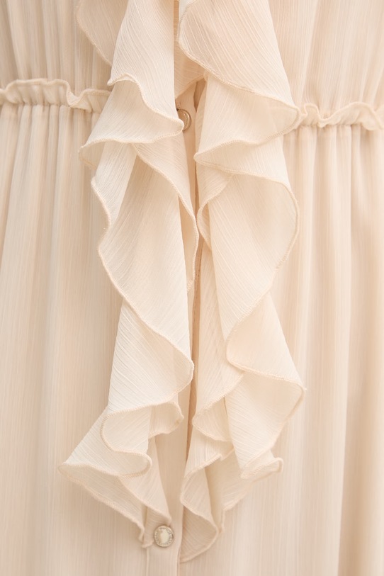 Morgan sukienka ROMANCE beżowy