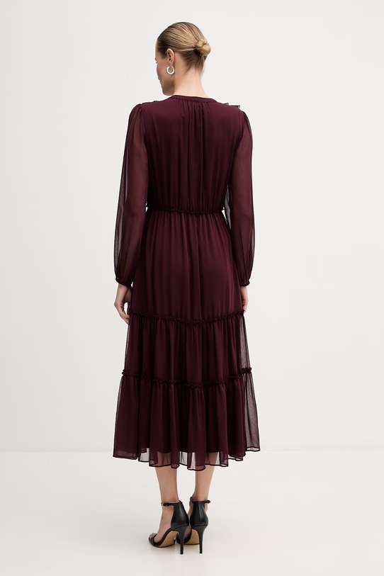 Odzież Morgan sukienka ROMANCE bordowy