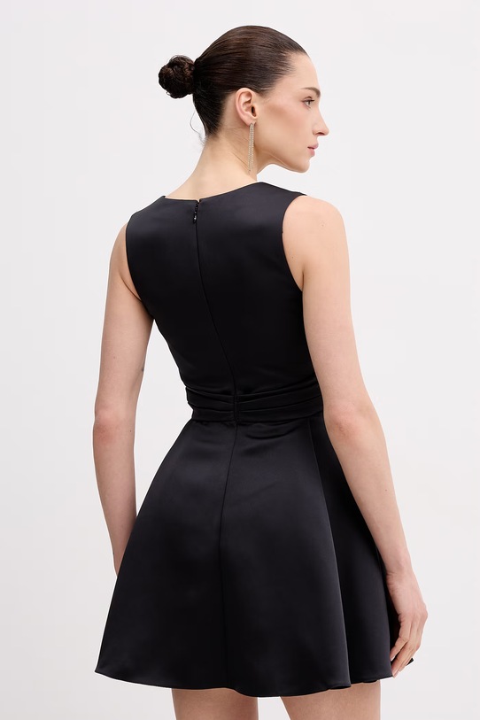 Odzież Elisabetta Franchi sukienka drapowana AB87261E2 czarny