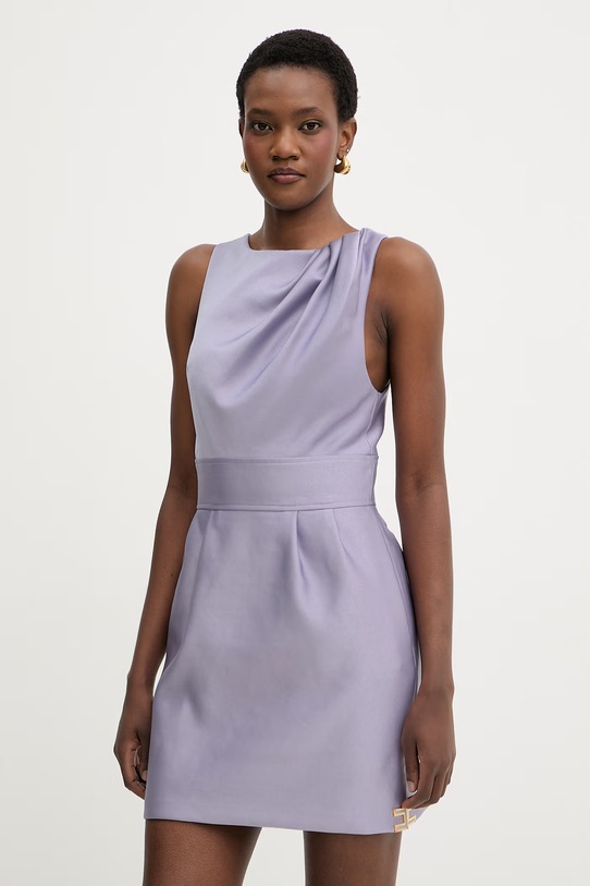 Elisabetta Franchi sukienka fioletowy AB87561E2