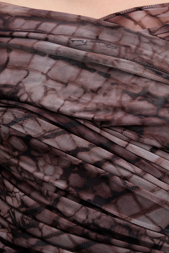 Elisabetta Franchi sukienka AB91361E2 brązowy