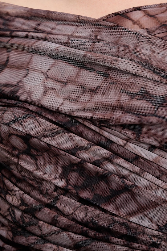 Elisabetta Franchi sukienka AB91361E2 brązowy