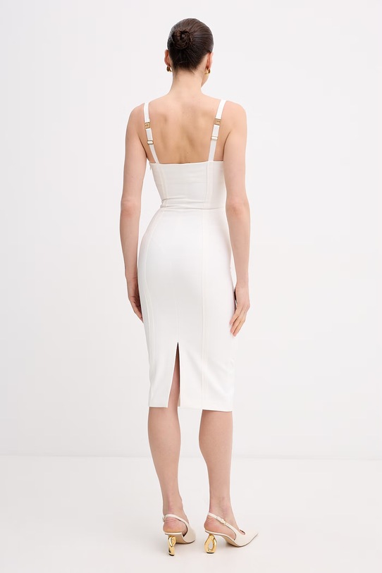 Odzież Elisabetta Franchi Sukienka bodycon AB91861E2 beżowy