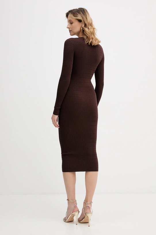 Одежда Платье с добавлением шелка Elisabetta Franchi AM14B61E2 коричневый