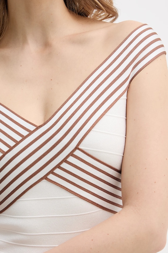 Платье Elisabetta Franchi AM75S61E2 бежевый