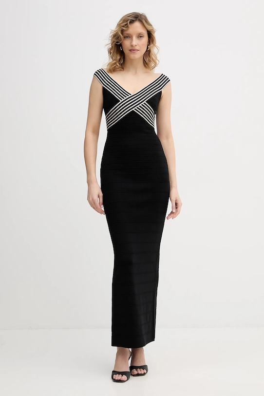 Платье Elisabetta Franchi maxi чёрный AM75S61E2