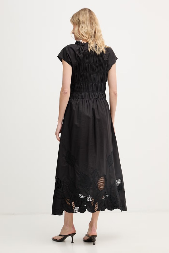 Odzież Mos Mosh sukienka bawełniana Aria 177790 czarny