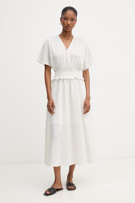 Liu Jo sukienka letnia z modalem beżowy WA6300.T437A