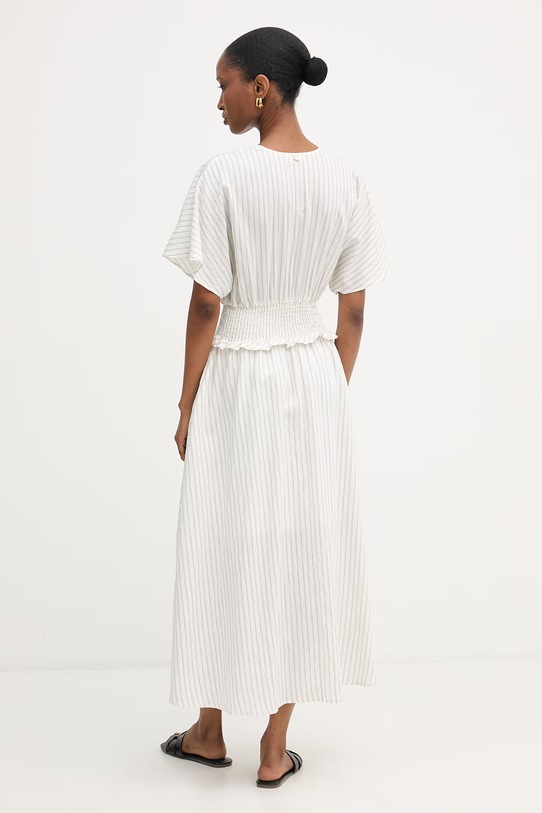 Odzież Liu Jo sukienka letnia z modalem WA6300.T437A beżowy