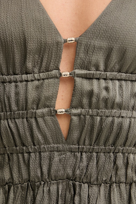 Liu Jo sukienka rozkloszowana z wiskozy WA6405.T434A zielony