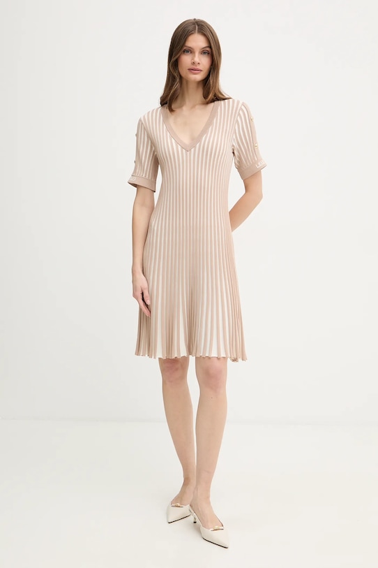 Liu Jo sukienka TA6062.MS55N brązowy SS26