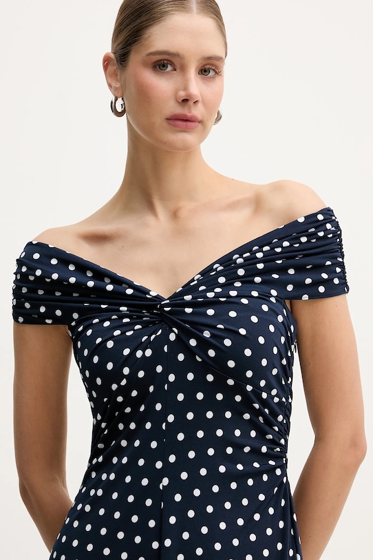 MICHAEL Michael Kors sukienka granatowy MR683GLKA7