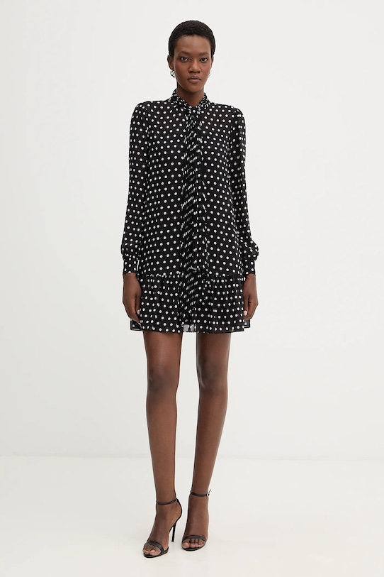 MICHAEL Michael Kors sukienka MR683BKK9J czarny SS26