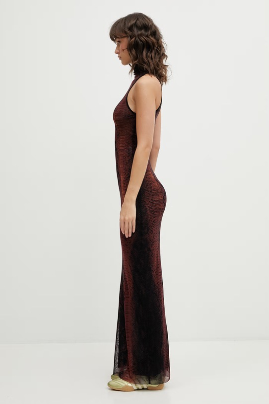 Jean Paul GAULTIER dress Python 26.01.W.DR109.M012P brown SS26