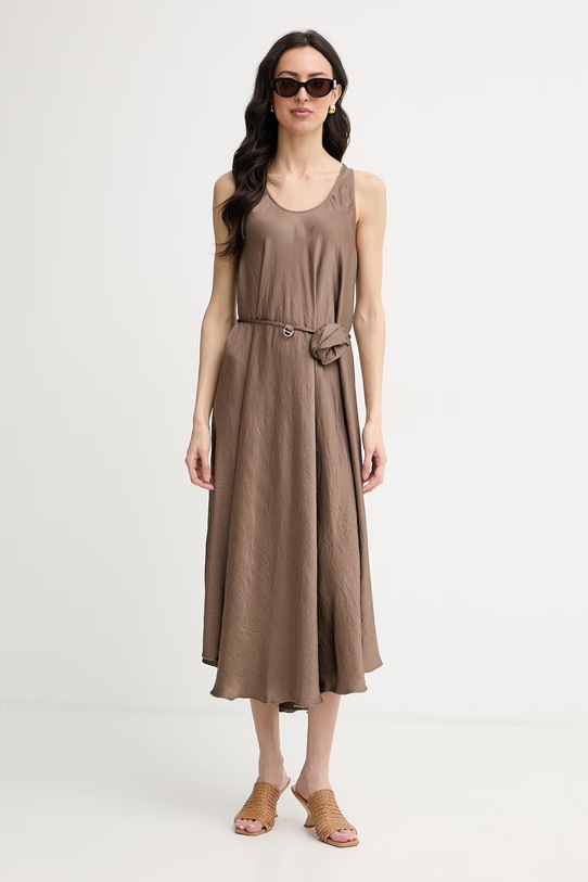 Marella rochie de vară MLMALCOOL 2613221015200 maro SS26