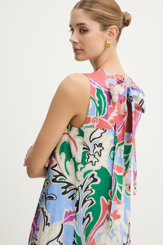 Ленена рокля Marella ALCE зелен 2613221084200