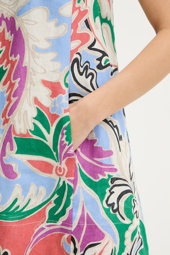 Ленена рокля Marella ALCE 2613221084200 зелен