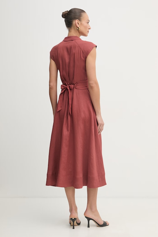 Одяг Marella сукня-сорочка лляна VENTO 2613221114200 помаранчевий