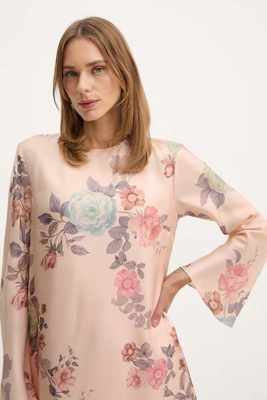 Marella sukienka jedwabna SAMBA beżowy 2613221171200