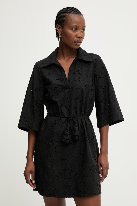 Marella платье из хлопка PADANA1 чёрный 2613221204200