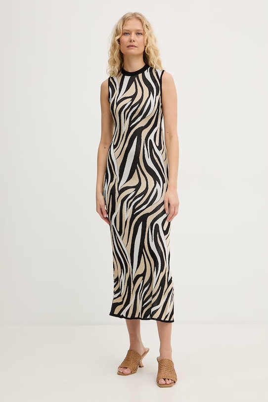 Marella sukienka z wiskozy DUOMO czarny 2613321034200