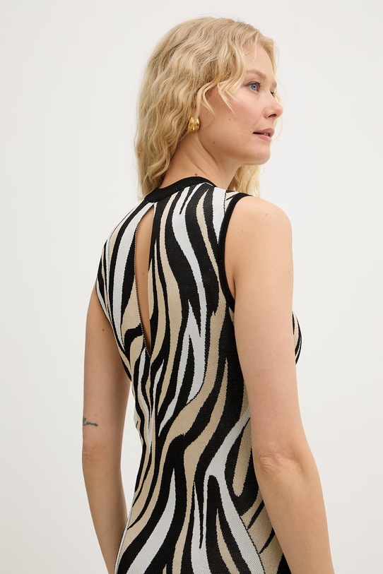 Marella sukienka z wiskozy DUOMO czarny 2613321034200