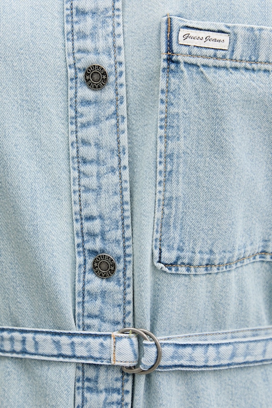 Guess Jeans sukienka jeansowa W6RK26.D5M83 niebieski