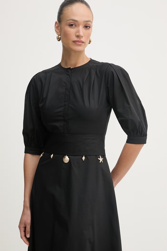 Marella sukienka bawełniana STECCA czarny 2613221192200