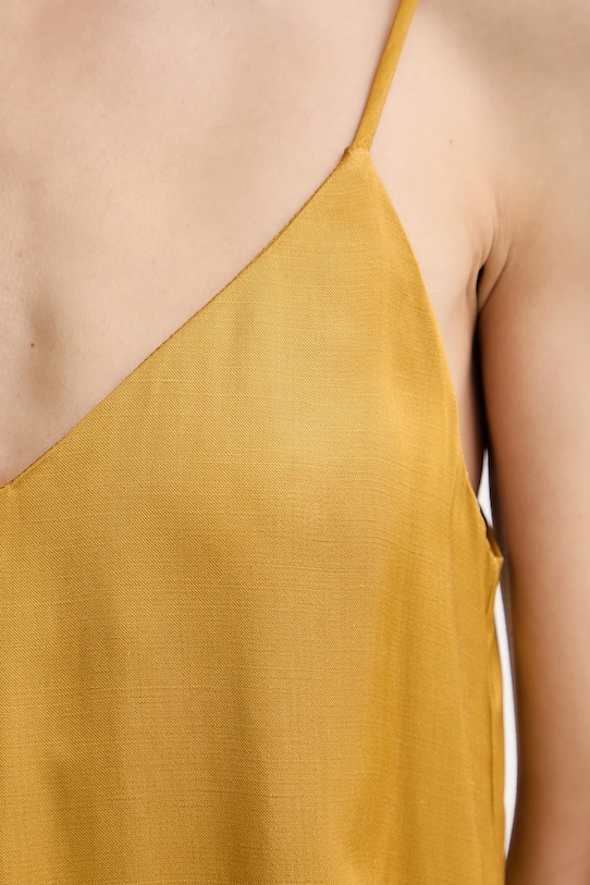 Marella rochie maxi cu vâscoză VOLIERA 2613221222200 galben