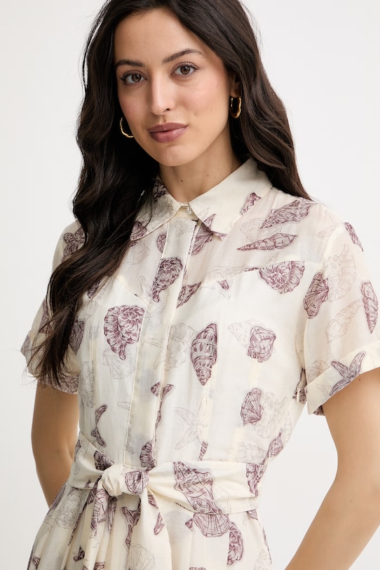 Marella rochie de vară cu mătase GALLI bej 2613221342200