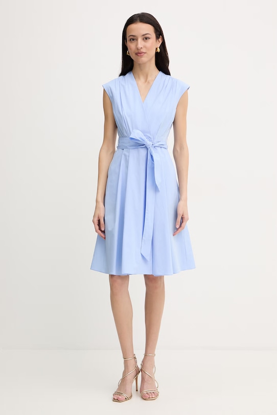 Marella sukienka FILO1 z elastanem niebieski 2613221372200