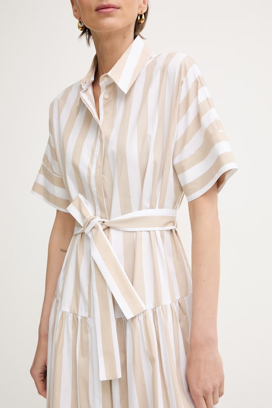 Marella платье-рубашка из хлопка Emme by Marella 2615221172200 бежевый