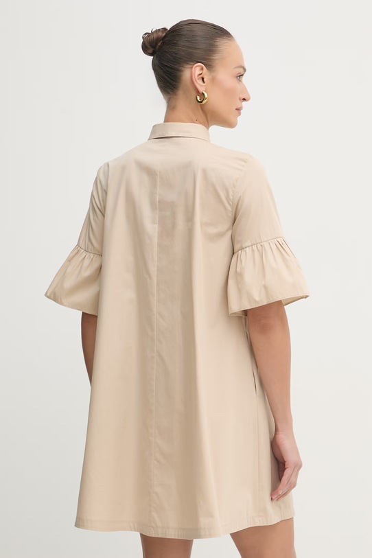 Одяг Marella сукня babydoll бавовняна Emme by Marella 2615221192200 бежевий