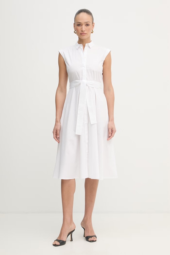 Marella sukienka koszulowa bawełniana Emme by Marella biały 2615221202200