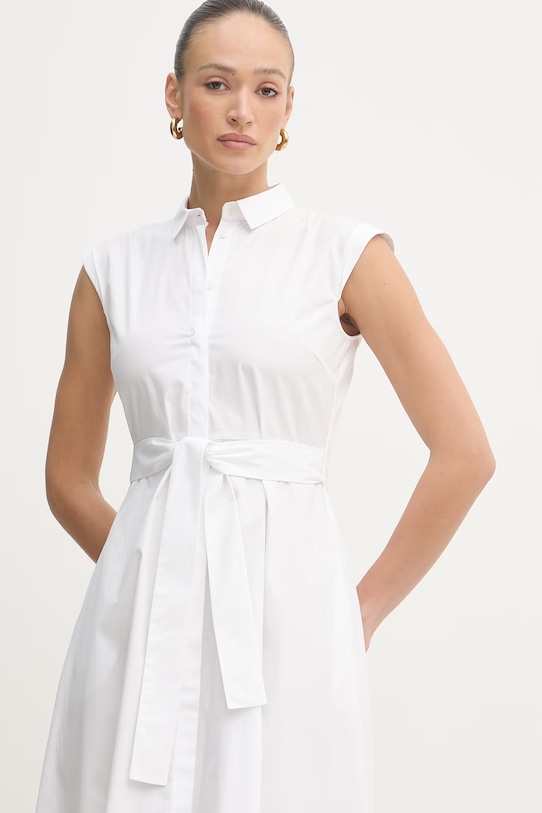 Marella sukienka koszulowa bawełniana Emme by Marella biały 2615221202200