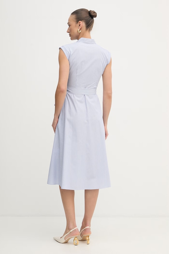 Oblečenie Marella bavlnené košeľové šaty Emme by Marella 2615221202200 modrá