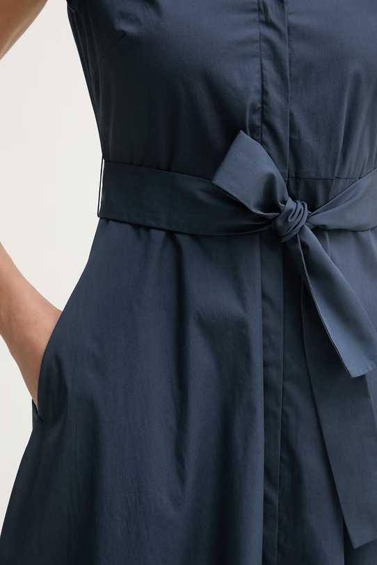 Marella sukienka koszulowa bawełniana Emme by Marella 2615221202200 granatowy