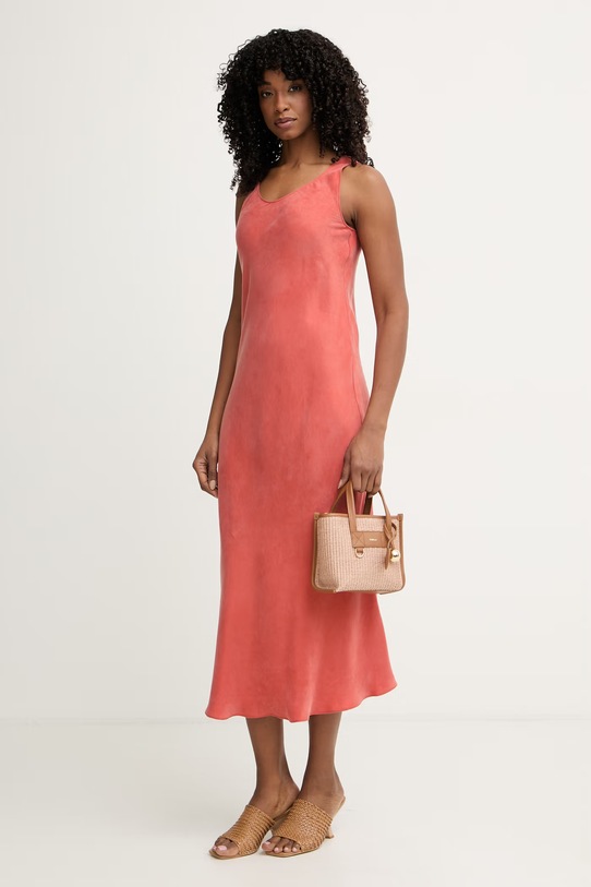 Marella літня сукня з ліоцелю Emme by Marella 2615221212200 помаранчевий SS26