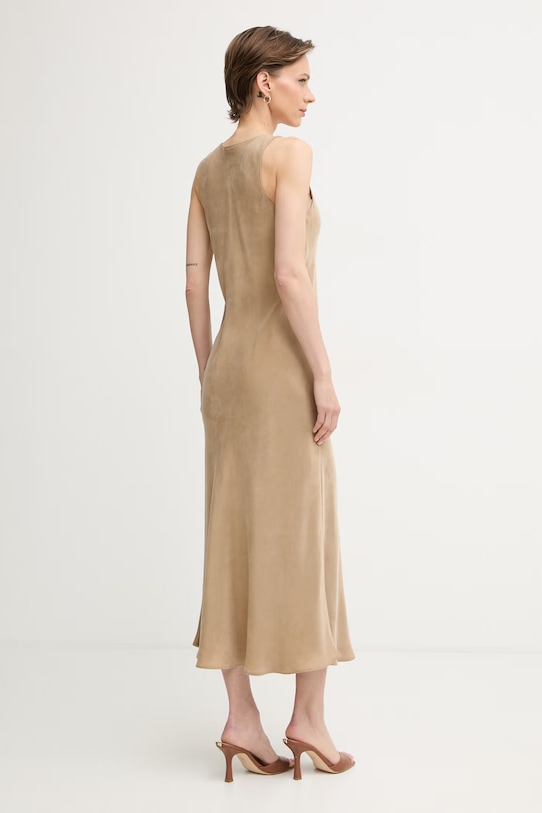 Одяг Marella літня сукня з ліоцелю Emme by Marella 2615221212200 бежевий