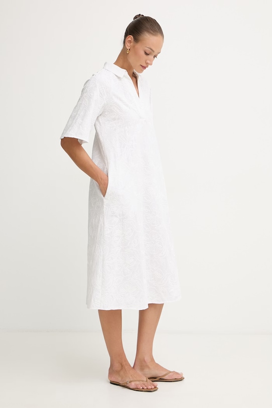 Marella літня сукня з додаванням льону Emme by Marella білий 2615221222200