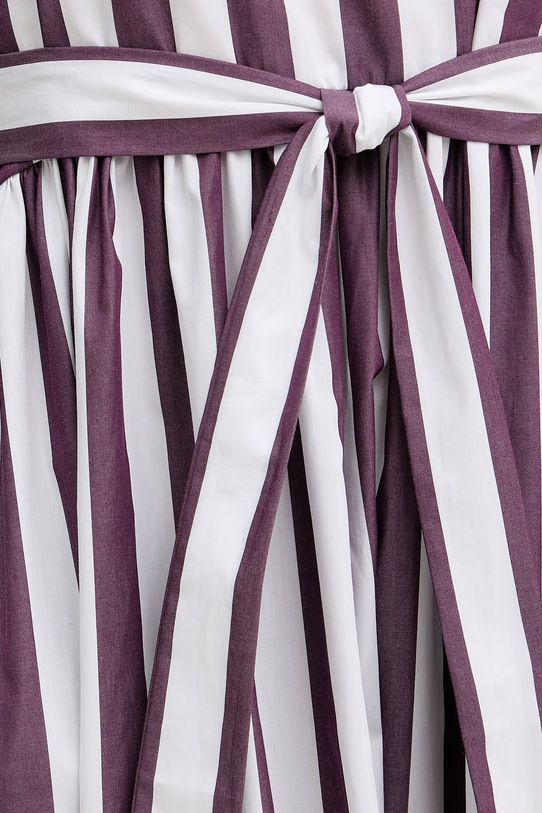 Marella sukienka babydoll bawełniana Emme by Marella 2615221232200 fioletowy