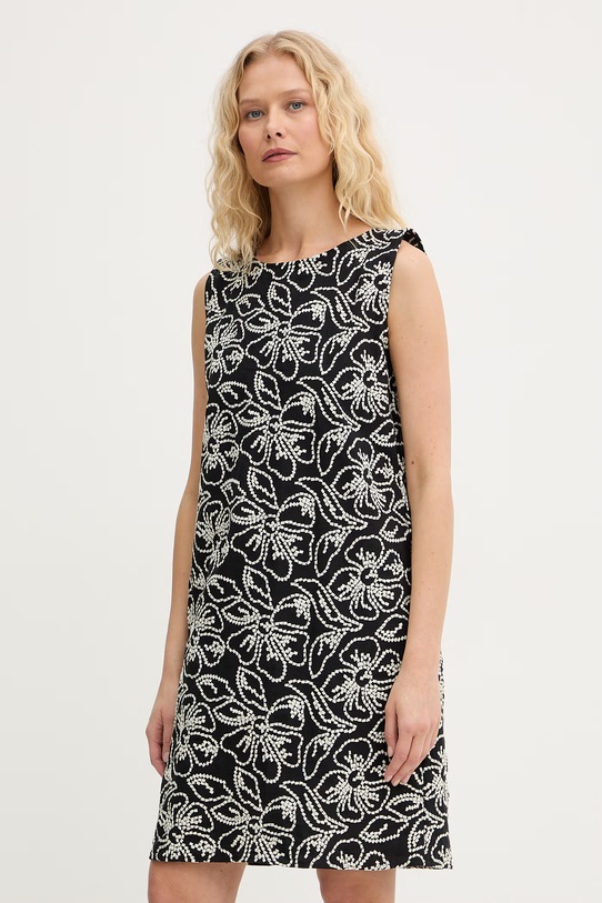 Marella sukienka z lnem Emme by Marella czarny 2615221282200