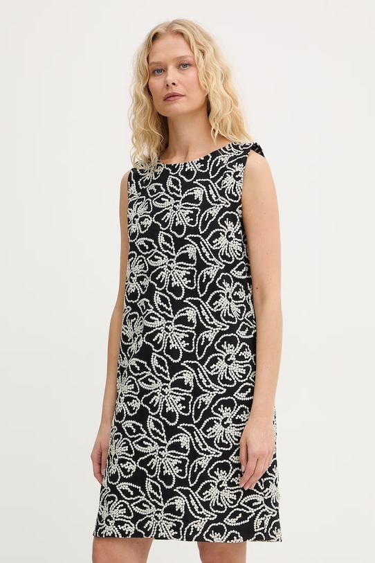 Marella sukienka z lnem Emme by Marella czarny 2615221282200