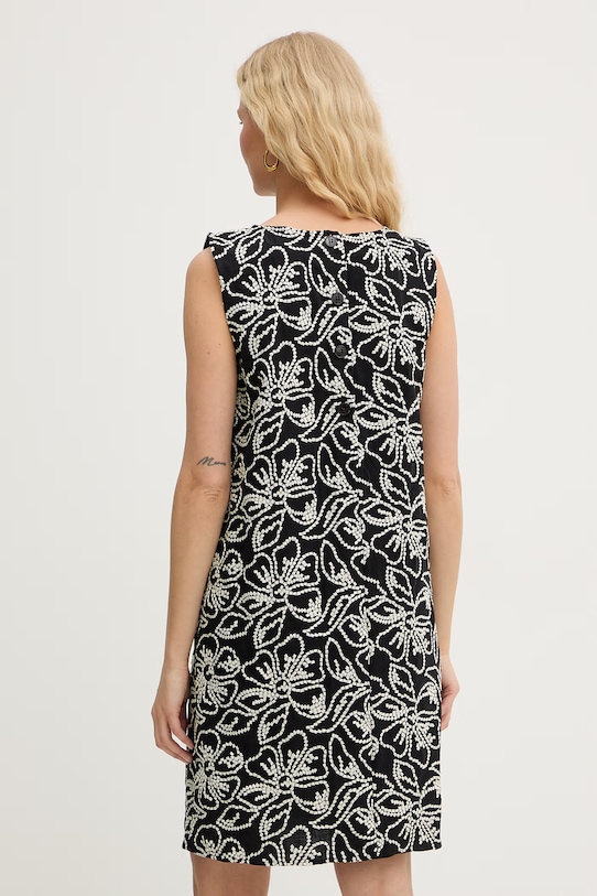 Odzież Marella sukienka z lnem Emme by Marella 2615221282200 czarny