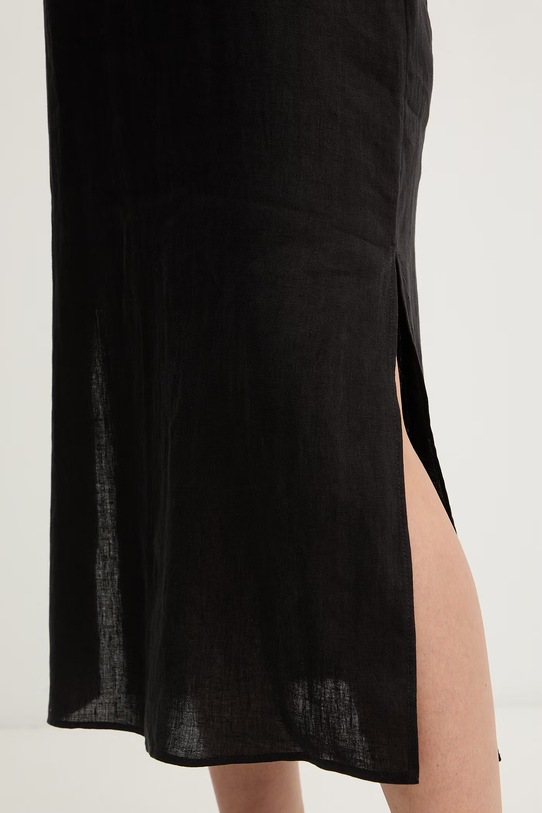 Marella sukienka letnia lniana Emme by Marella 2615221352200 czarny