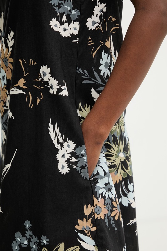 Marella платье со льном Emme by Marella 2615221382200 чёрный