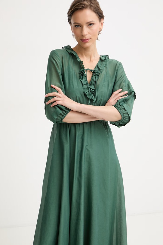 iBlues літня сукня з додаванням шовку RADENTE зелений 2617221112200