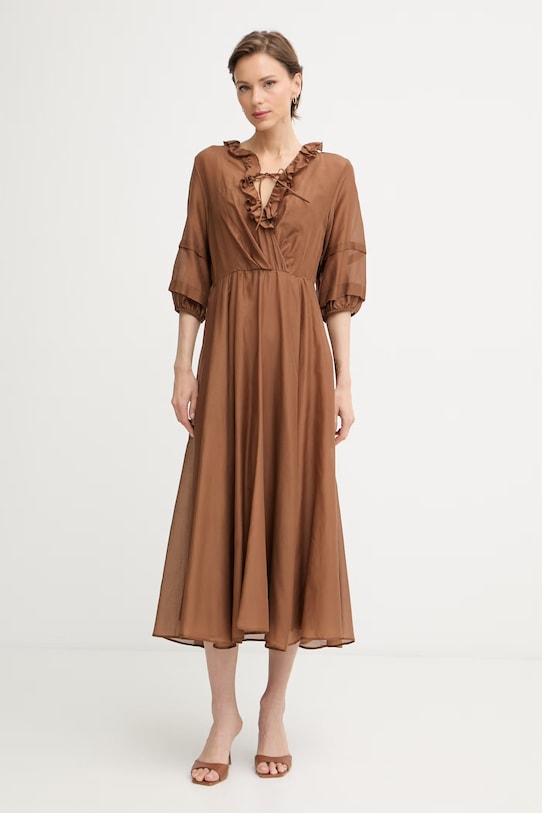 iBlues Літня сукня з шовком RADENTE коричневий 2617221112200