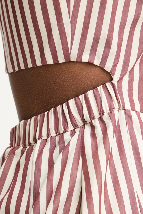 iBlues rochie evazată din bumbac GERGO 2617221202200 bej