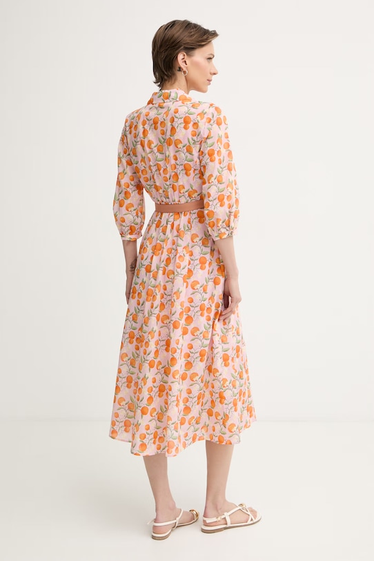 Одяг iBlues сукня-сорочка бавовняна SALMO 2617221252200 рожевий